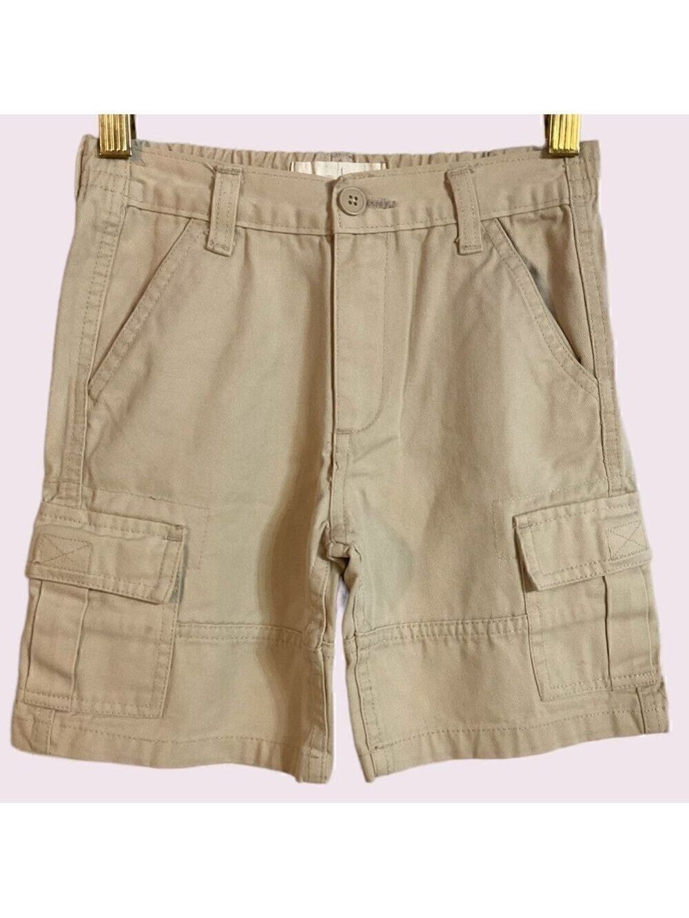 Paper Denim & Cloth Cargo Shorts Khaki Size 4T
